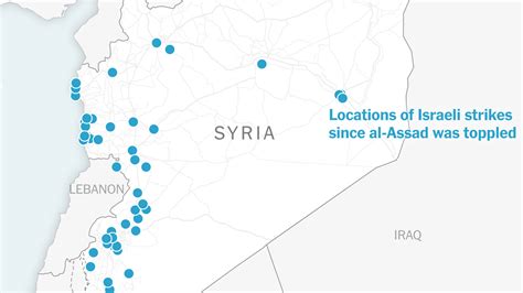 Maps See Israels Moves In Syria Since Al Assad Was Toppled The New