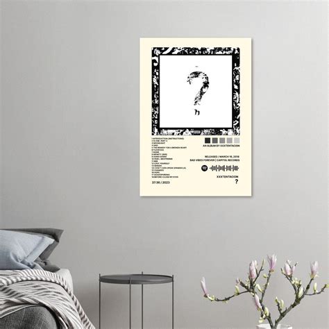 Xxxtentacion Album Poster, Wall Decor Art Print, Album, Music ...