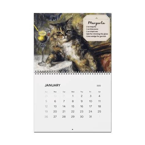 Leuke Kattenwandkalender Kattencocktailskalender Creatieve