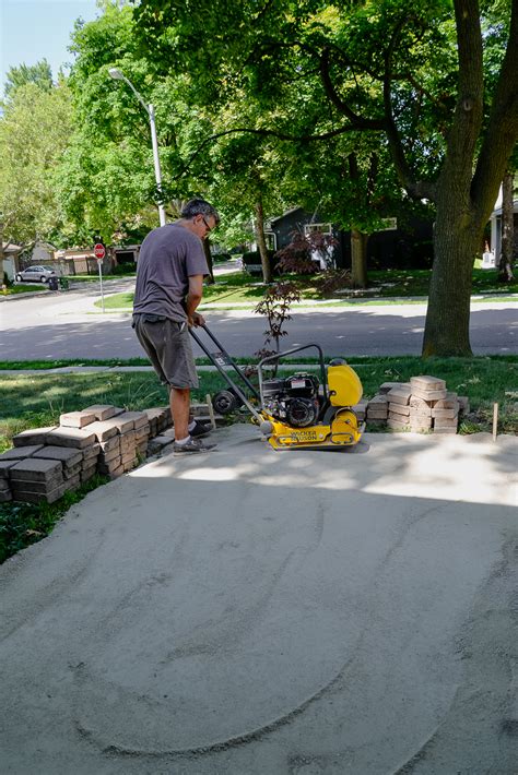 How To Install a DIY Paver Walkway - Rambling Renovators