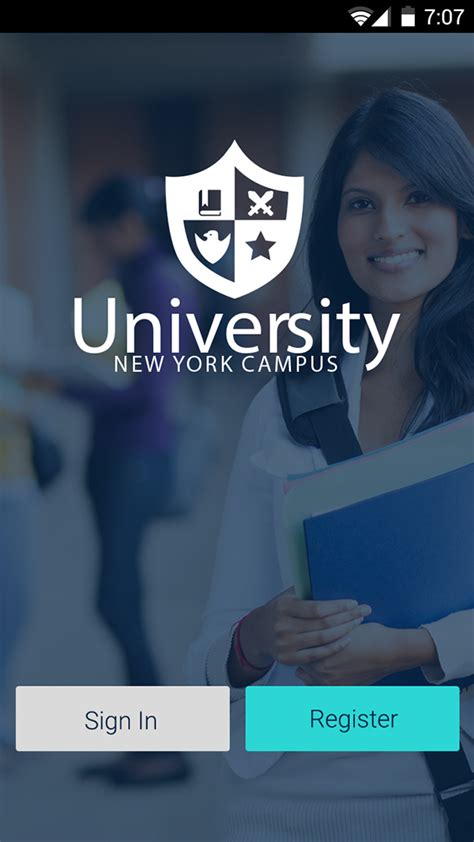 University application on Behance