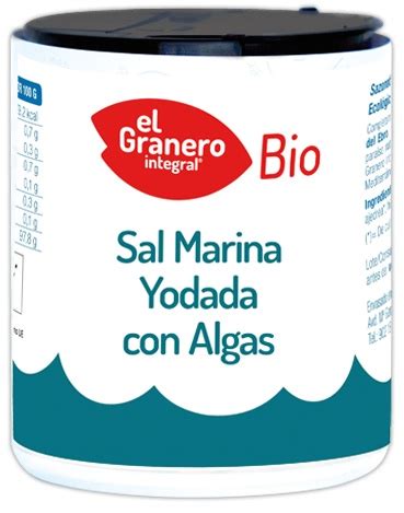 El Granero Integral Sal Marina Con Algas Bio 200g