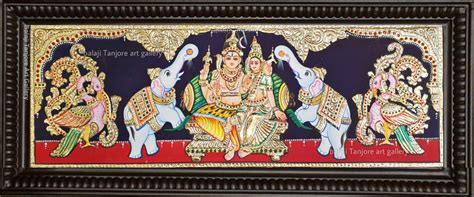 thanjavur painting  tirupati balaji  padmavati pure gold foil