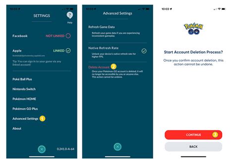 How do I delete my Pokémon GO account Pokémon GO Help Center