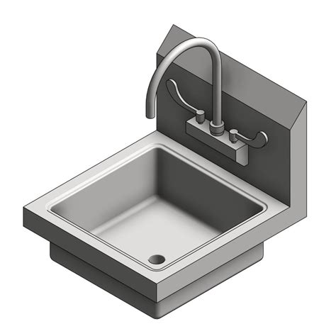 Free Sinks Revit Download – Handwash Sink – BIMsmith Market