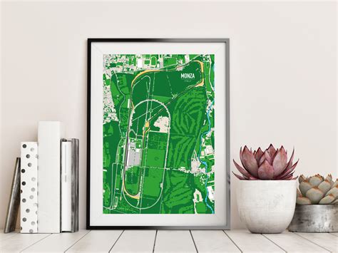 Monza Circuit Map - Grand Prix Art