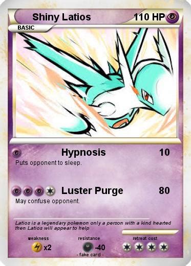 Pokémon Shiny Latios 20 20 - Hypnosis - My Pokemon Card