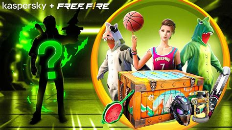 NOVA SKIN EXCLUSIVA CHEGANDO NO FREE FIRE PARCERIA A KASPERSKY