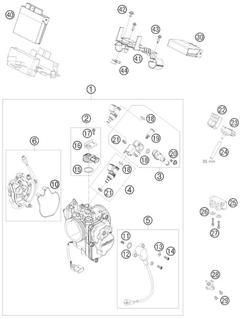 Ktm Fiche Finder Throttle Body Spare Parts For The Ktm 690 Supermoto Black Aus Uk