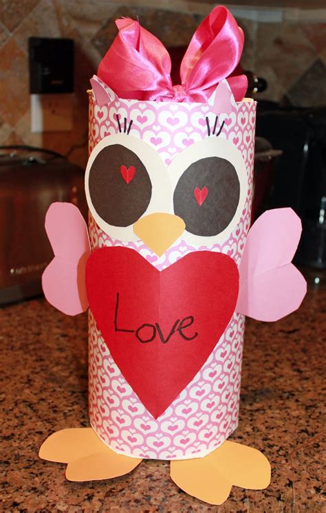 Creatively Quirky At Home Owl Valentine Mail Box