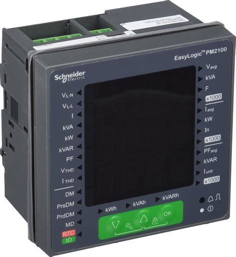 Schneider Meter Pm2000 Easylogic Pm2130 Power And Energy Meter Up To The 31st Harmonic Led