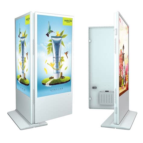 Standee Two Side Display Digital Signage Totem Dual Screen Kiosk