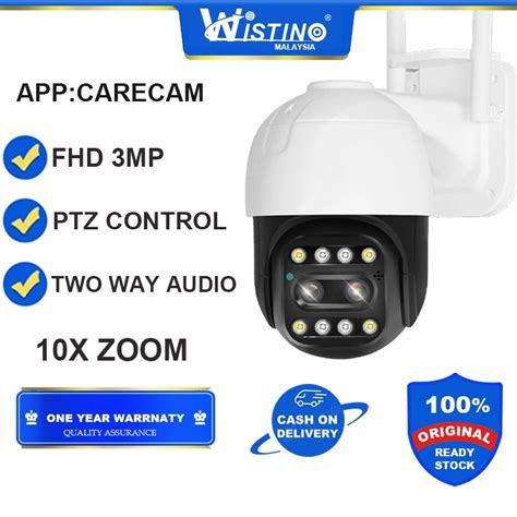 Wistino Dual Lens Ptz Camera Wifi Outdoor Mp Fhd Cctv Home Security