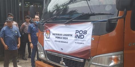 KPU Sidoarjo Mulai Kirim Logistik Pemilu 2024 Ke Setiap Kecamatan