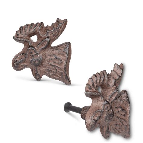 Knob Moose Head Drawer Knob Cast Iron Barn And Bunkie