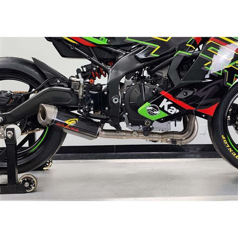 Graves Exk Zx Ftcw Works Full Low Mount Exhaust Carbon For Kawasaki