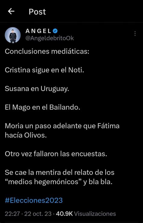 La Reacción De Los Famosos Por El Balotaje Entre Sergio Massa Y Javier