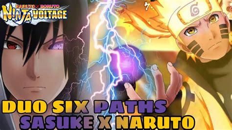 Duo Sasuke So6p X Naruto So6p • Naruto X Boruto Ninja Voltage Youtube