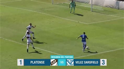 Torneoproyección 2023 Fecha 7 Resumen De Platense Y Vélez Youtube