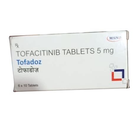 Tofadoz Tofacitinib Mg Tablets At Rs Box Tofajak Tablets In