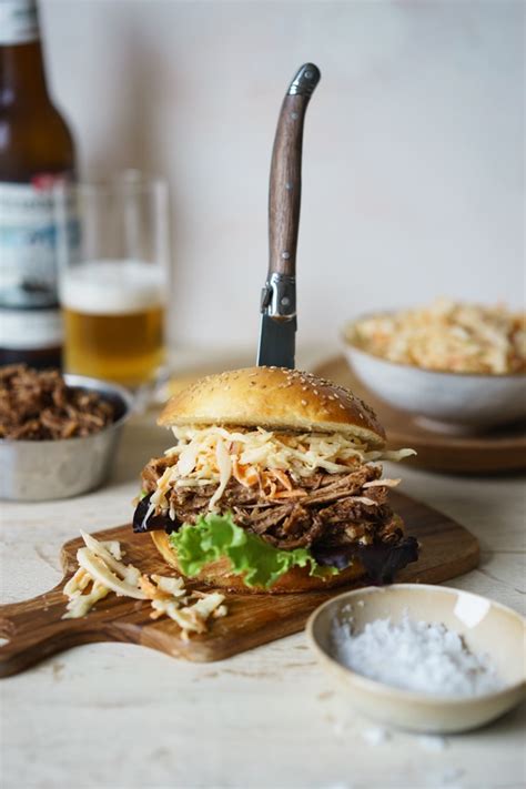 Ganz Einfaches Rezept Pulled Pork Burger Mit Krautsalat