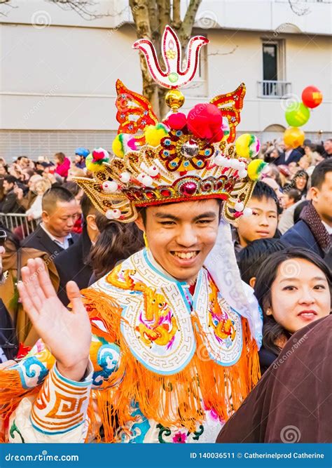 Chinese New Year 2019 Paris France - Politicians in the Parade