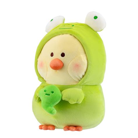 BIBI Chicken Series Costume Plush Toy Costume Frog MINISO Bahrain