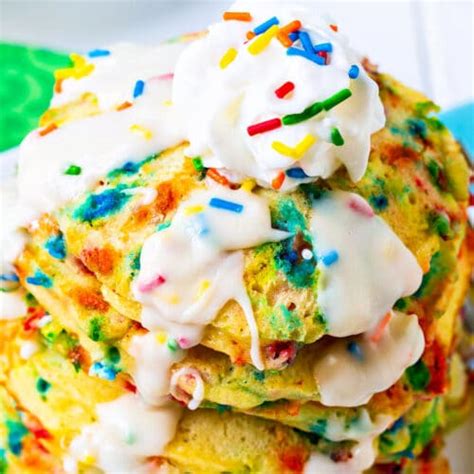 Cake Batter Pancakes Recipe Spicy Southern Kitchen