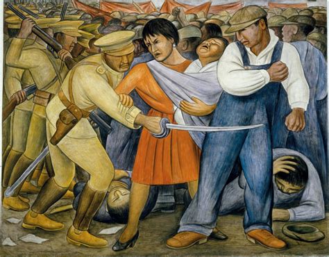 Goodolarthistory Artist Diego Rivera Title The Uprising Tell Me A