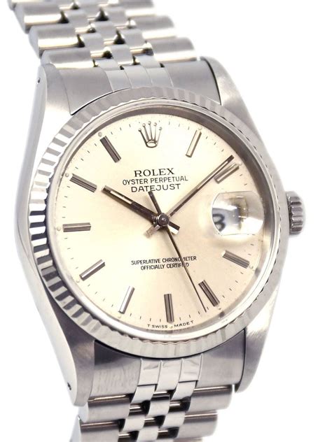 Rolex Pre Owned Oyster Perpetual Datejust Mm Farfetch