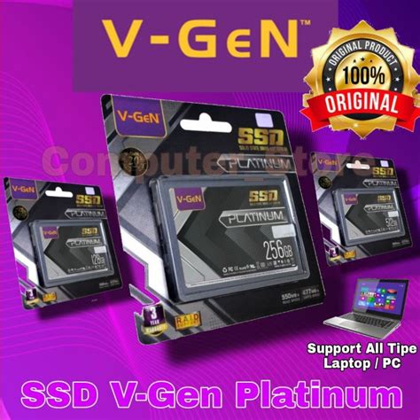 SSD VGen 128GB 256GB 512GB 1TB Tera Sata 3 V Gen Platinum Sata III 2