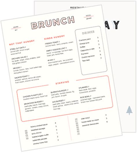 Restaurant Menu Templates | Toast POS