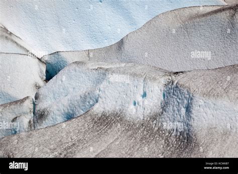 Vista De Detalle El Hielo En El Glaciar Viedma Campo De Hielo Patagónico Sur El Parque