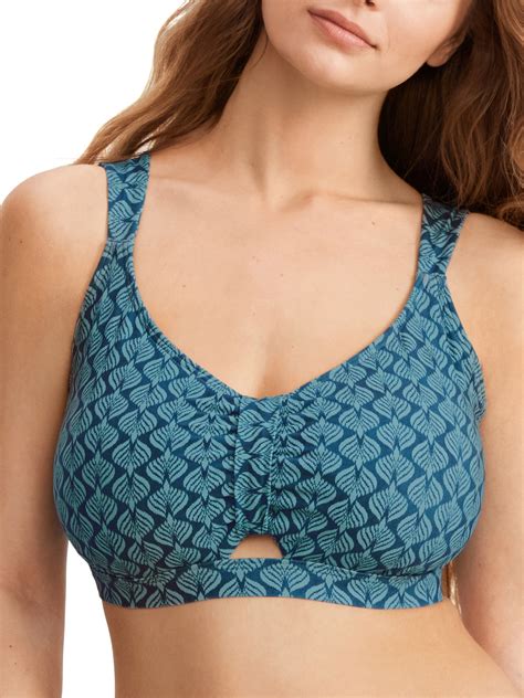 Birdsong Womens Nautilus Underwire Bralette Bikini Top Style S