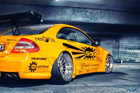 Mercedes Benz Clk Amg Rocket Bunny Body Kit Benztuning