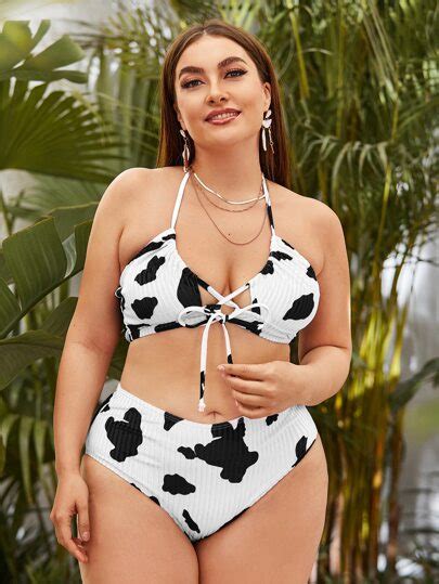 Search Cow Print Bikini Shein Uk