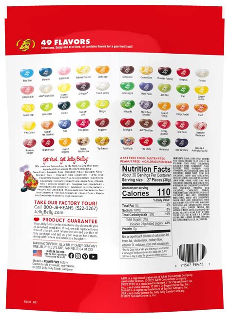 Jelly Belly Jelly Beans 49 Flavors 2 Lb Irresistible Variety In Every