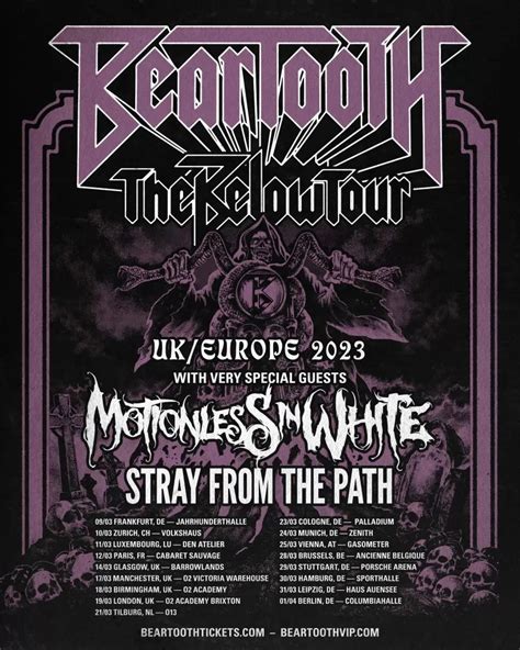 Event Beartooth - 17/03/2023 - Manchester - O2 Victoria Warehouse - United Kingdom