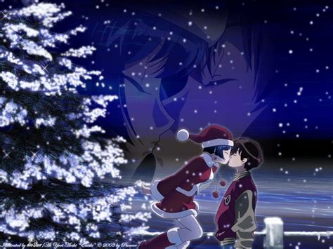 Anime Xmas Couples Wallpapers - Wallpaper Cave