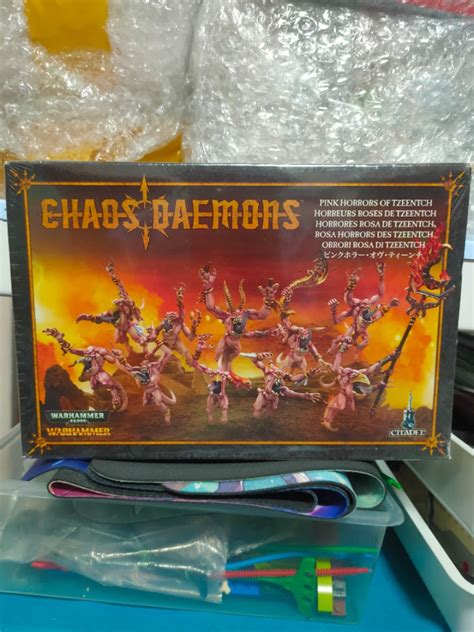 Warhammer 40K AOS Chaos Daemons Tzeentch Pink Horrors NEW Hobbies