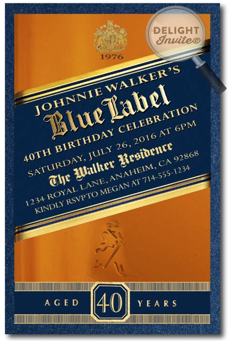 33 Johnnie Walker Blue Label Logo - Labels Database 2020