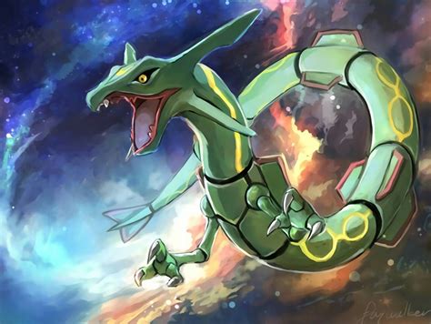 Pokemon Rayquaza Fan Art