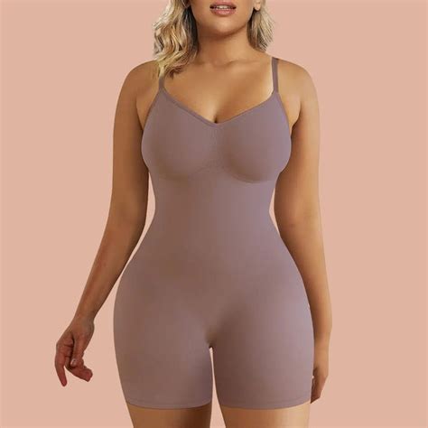 Shaperx Seamless Full Body Tummy Control Bodysuit Shapewear