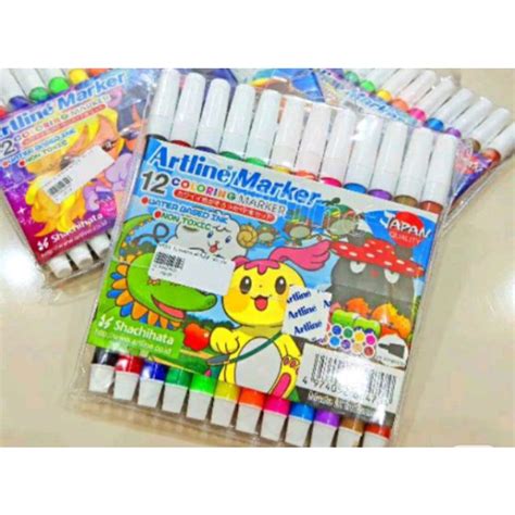 Jual Spidol 12 Warna Artline 350 Grm Shopee Indonesia