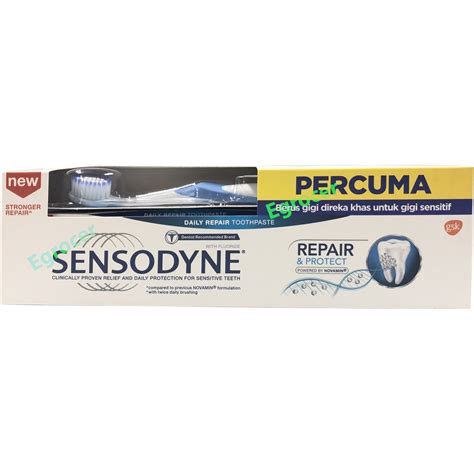 Sensodyne Repair And Protect Percuma Toothbrush Complete Protection