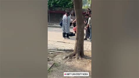 Fight Inside Amity University Noida Viral Ytshorts Fight Amity