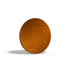 Plaque Acier Corten Ronde Sur Mesure John Steel