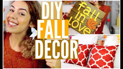 Diy Fall Room Decor Cheap Easy Youtube