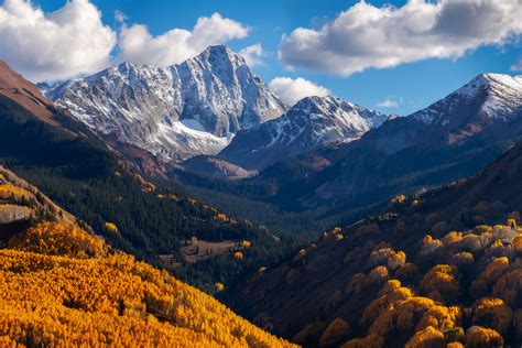 Sunny Capitol Peak Colorado Mountain Photography White River