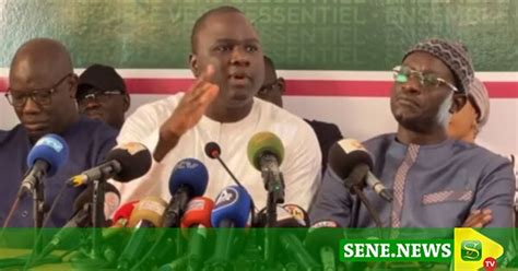 Situation Politique Au Sénégal Lannonce Forte De La Coalition Yewwi